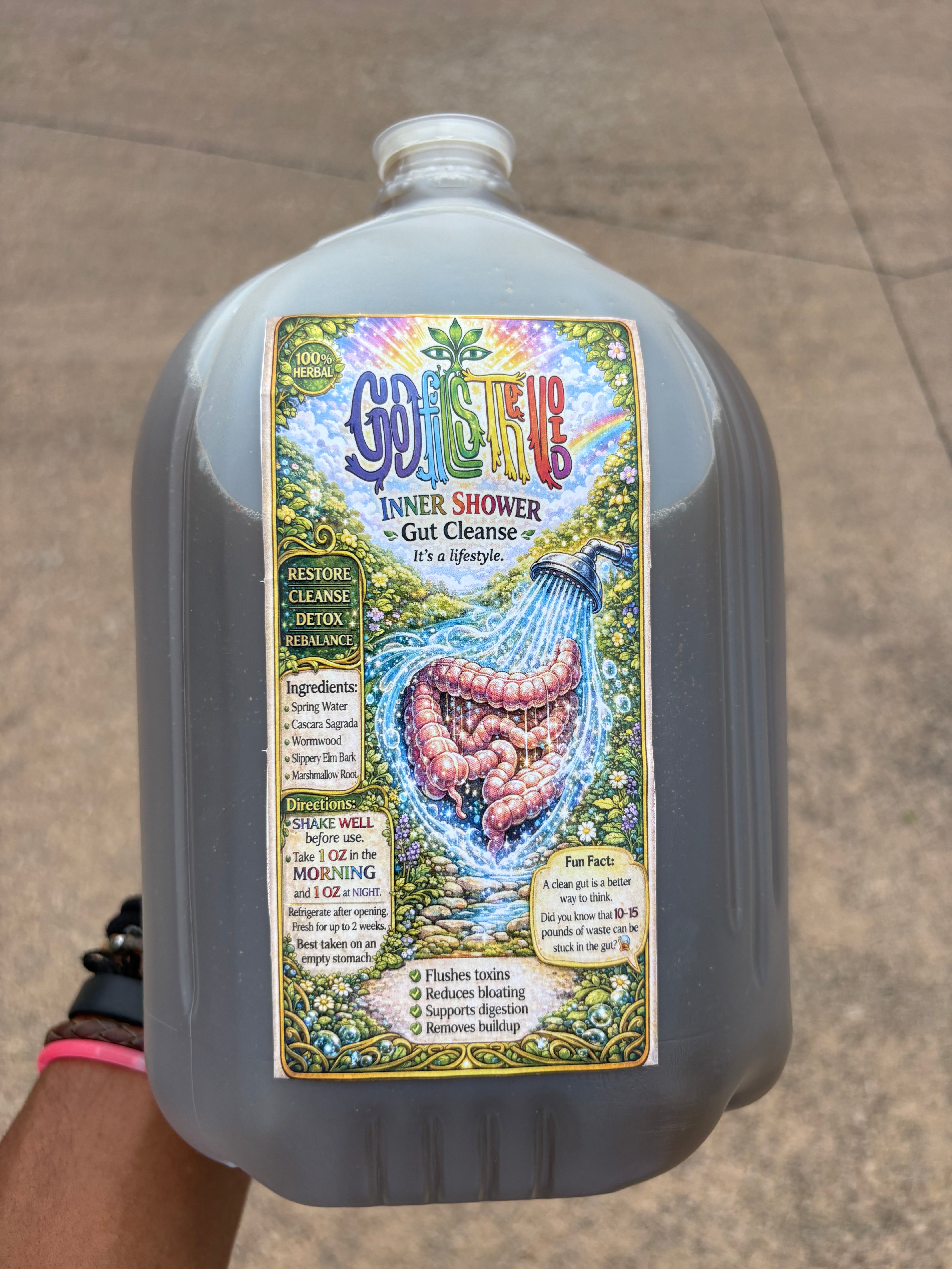 Inner Shower Gut Cleanse Drink